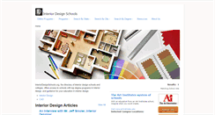 Desktop Screenshot of interiordesignschools.org